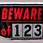 BEWARE of 123